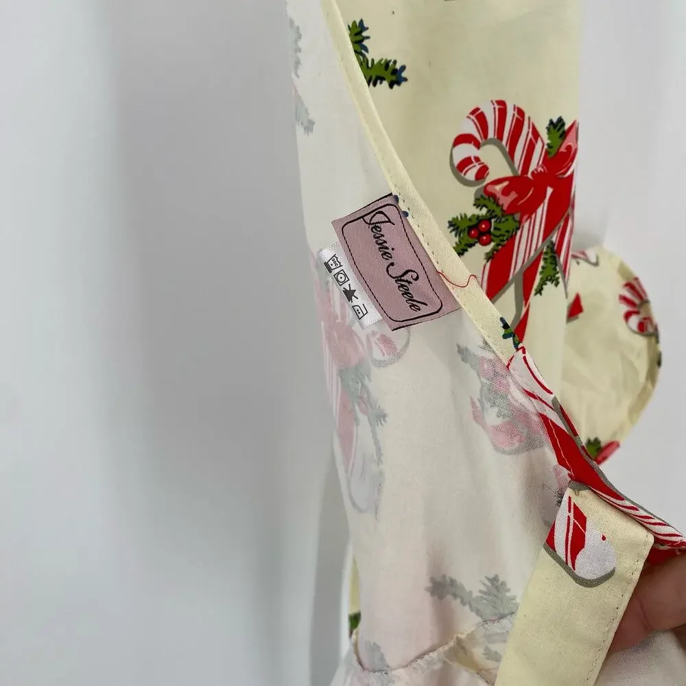 Child’s Christmas Jessie Steele Josephine apron candy canes (2 available)